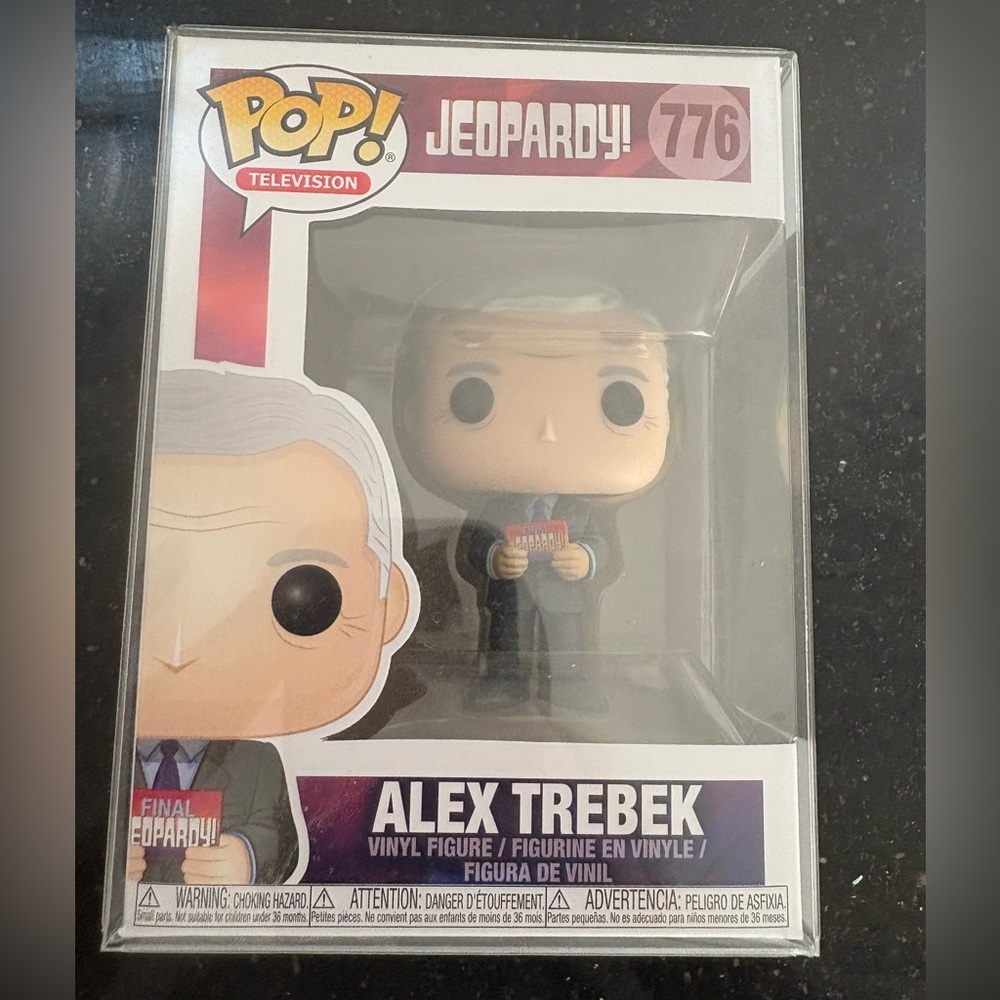 Funko Pop Alex Trebek vinyl figurine NIB